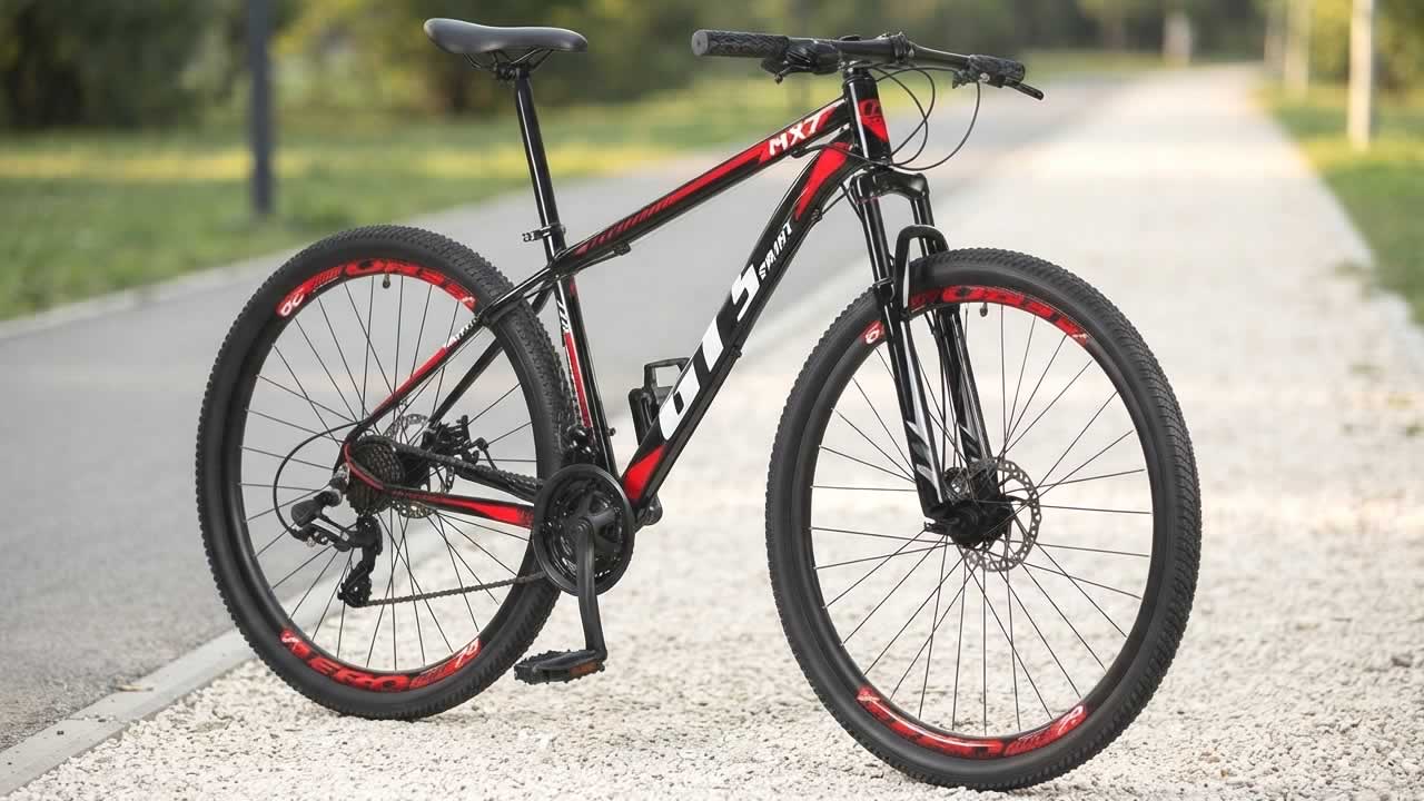 Bicicleta boa e barata aro 29 GT Sprint MX7 com quadro de alumínio e suspensão dianteira