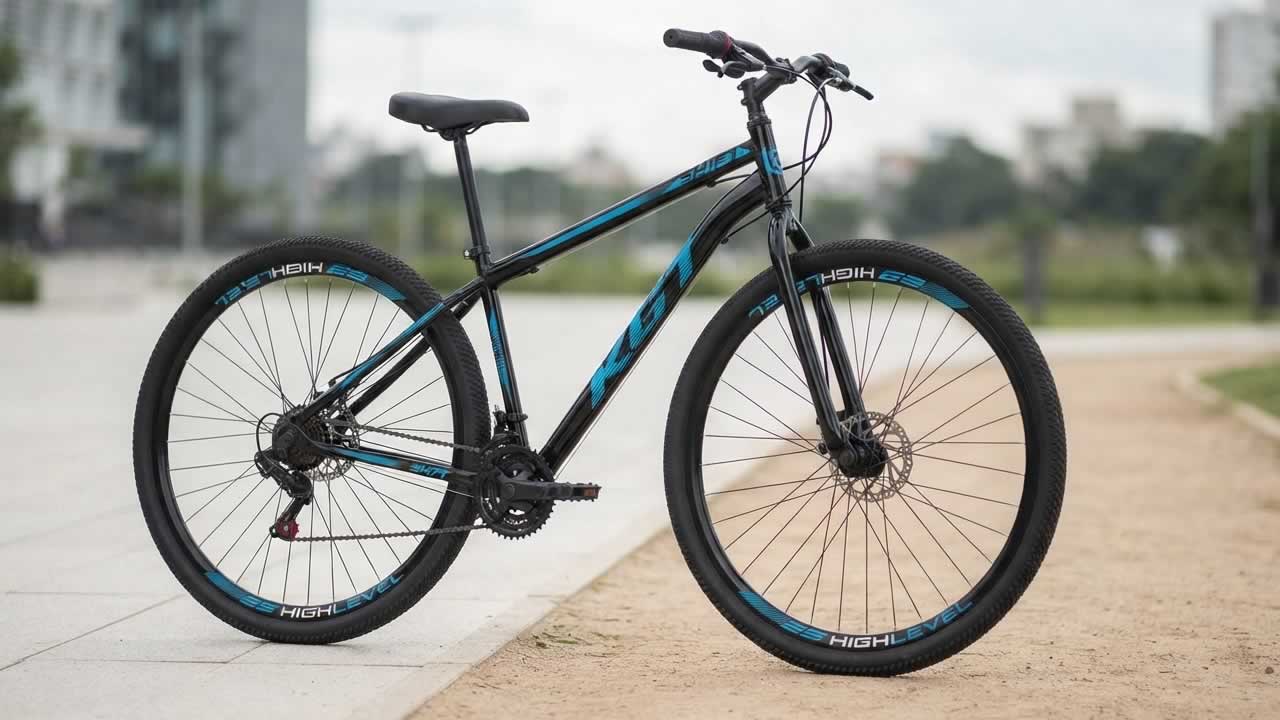 Bicicleta boa e barata aro 29 KGT Shift para passeios, cidade e iniciação ao MTB