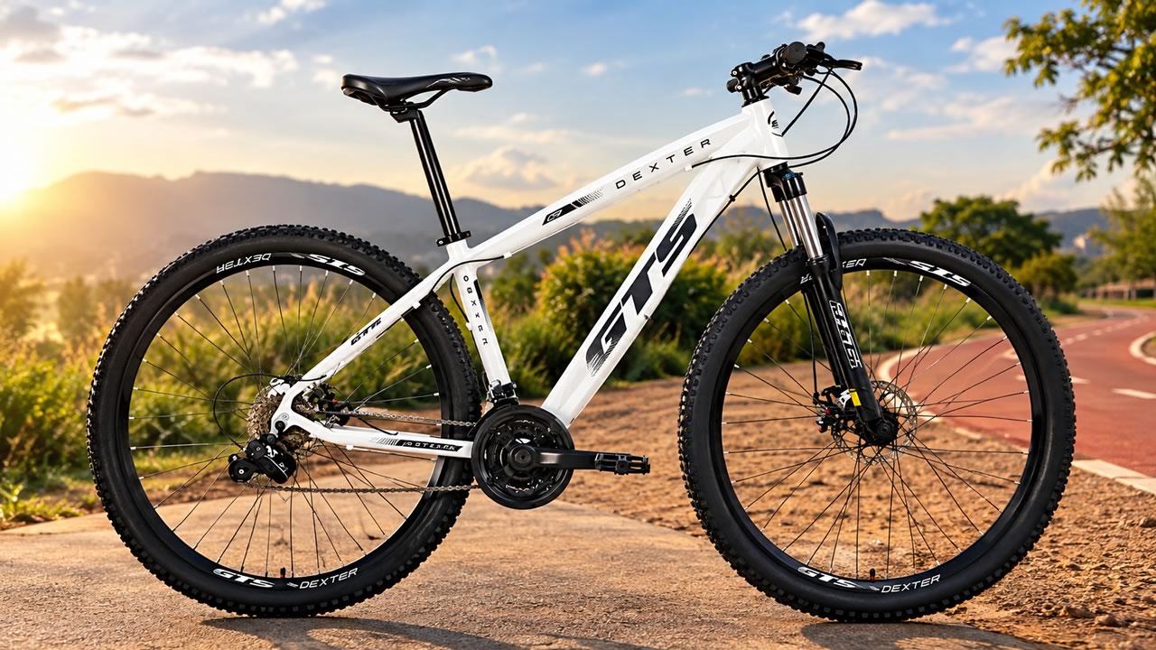 Bicicleta Aro 29 GTS Dexter 24 Marchas com quadro de alumínio